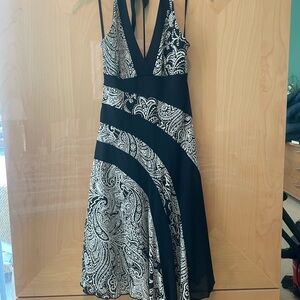 INC International Concepts Black and White Dress